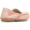 image:imageHush Puppies Womens AIDI Mocc SliponPale Peach Metallic Print Leather