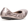 image:imageHush Puppies Womens Chaste Ballet FlatGunmetal Metallic Leather