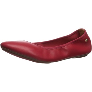 image:imageHush Puppies Womens Chaste Ballet FlatRed Leather